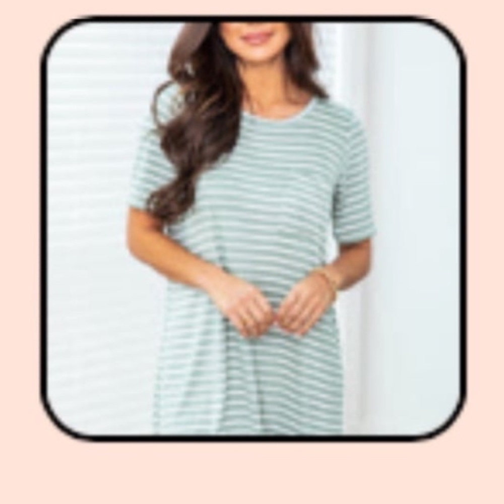Pink lily boutique t shirt dress